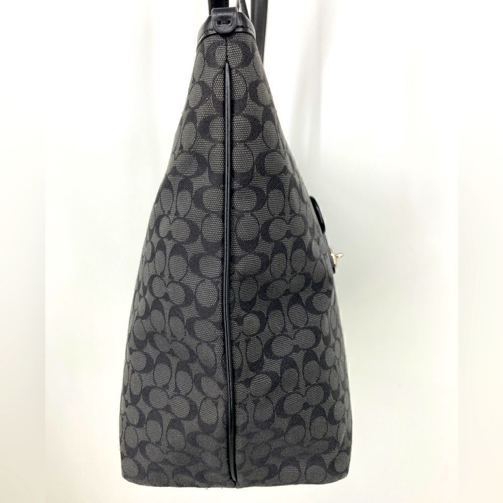 Coach 79579 Signature Jacquard Monogram Logo Tote:Shoulder Bag - Picture 7 of 10